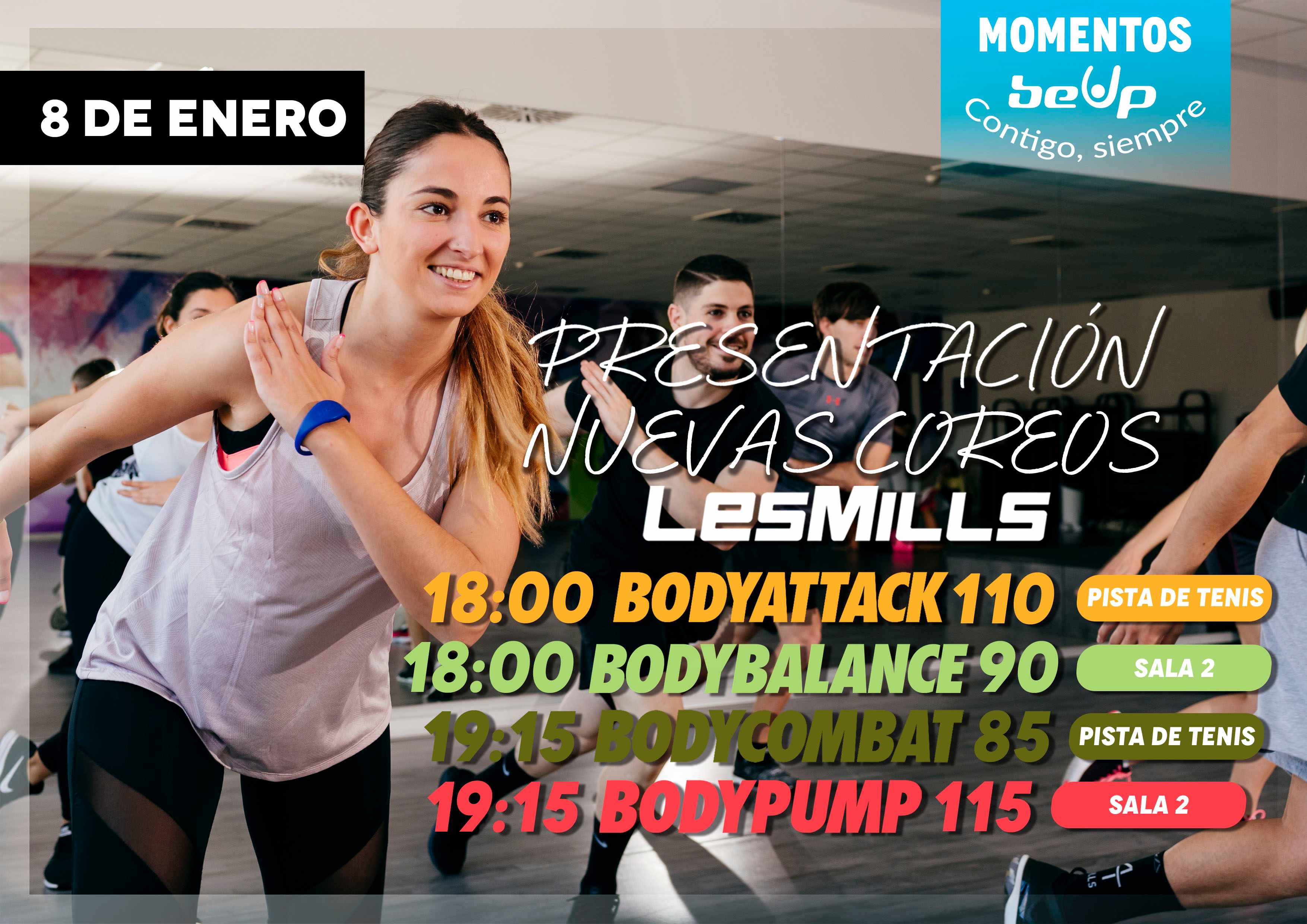 Nuevas Coreos Les Mills Enero